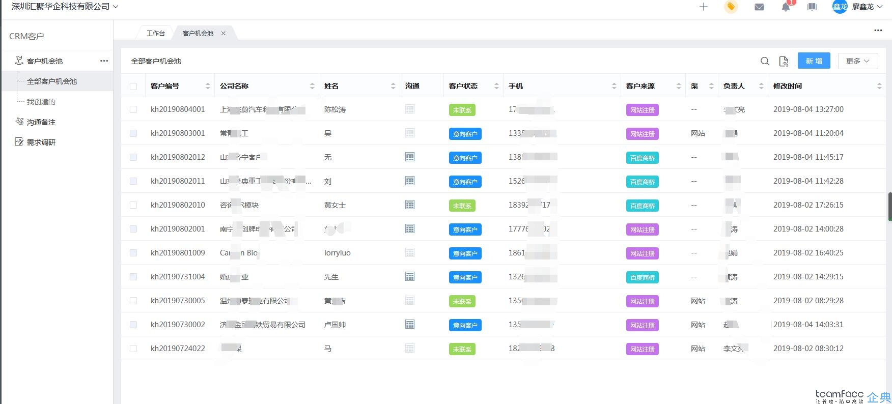 完整的crm客户关系管理系统应该具备哪些功能？